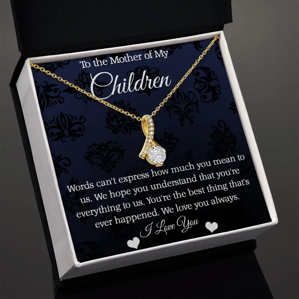 Mother of My Children Alluring Beauty Necklace