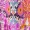 Multi Abstract Printed Frill Strap Midi Dress