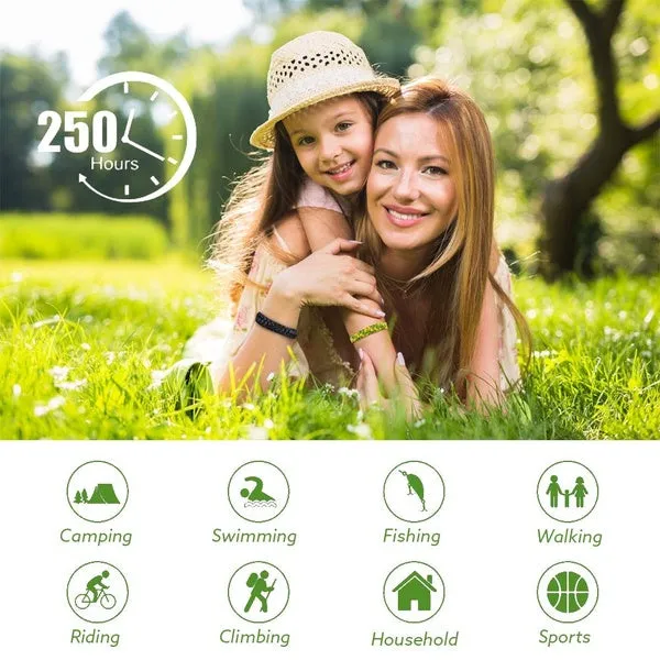 New Outdoor Anti Mosquito Pest Insect Bugs Repellent Repeller Wrist Band Bracelet Wristband