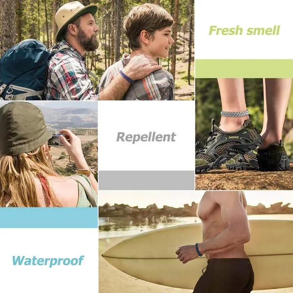 New Outdoor Anti Mosquito Pest Insect Bugs Repellent Repeller Wrist Band Bracelet Wristband