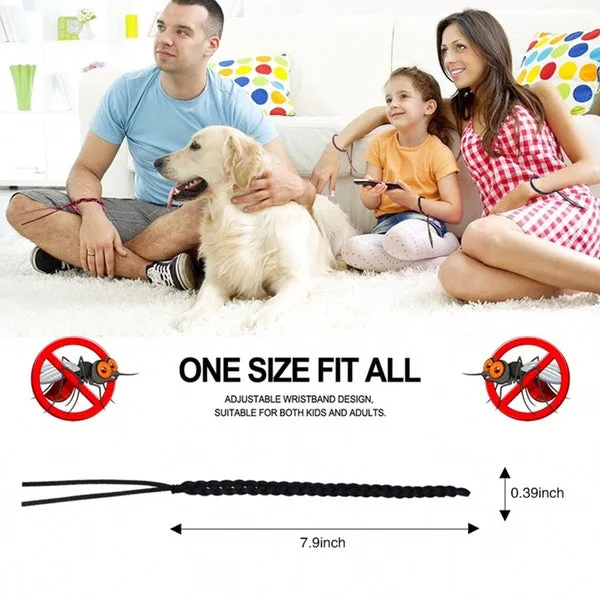 New Outdoor Anti Mosquito Pest Insect Bugs Repellent Repeller Wrist Band Bracelet Wristband
