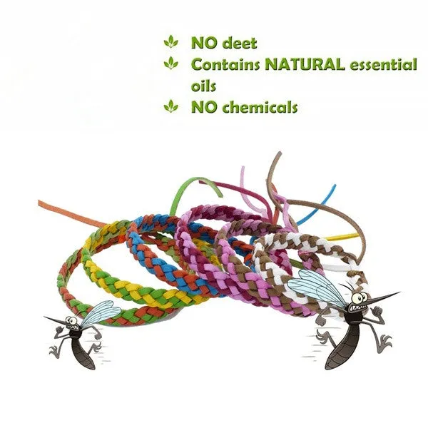 New Outdoor Anti Mosquito Pest Insect Bugs Repellent Repeller Wrist Band Bracelet Wristband