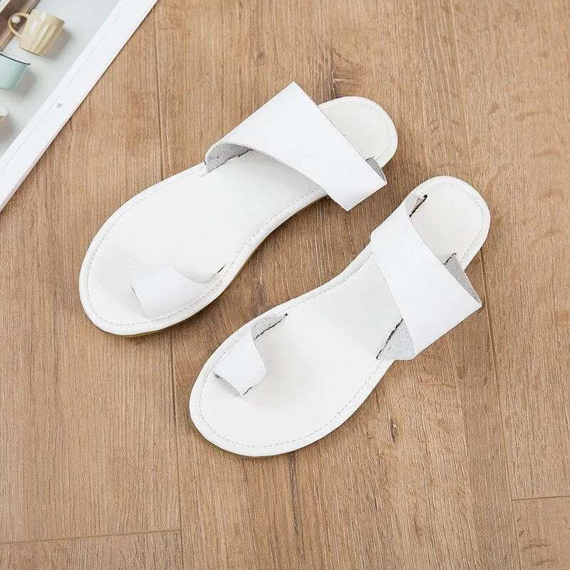 New Shoes Women Summer Flip Flops Casual Slippers Low Heel Beach Open Toe Shoes Slippers for Women Sapato Feminino