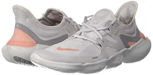 Nike Women's WMNS Free Rn 5.0 White/Half Blue/Hyper Pink/Black Running Shoes-7 UK (9 US) (AQ1316)