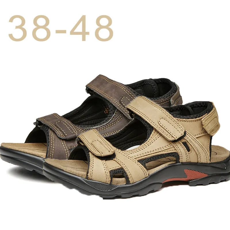 Outdoor Sandals Beach Leather Roman Sandals