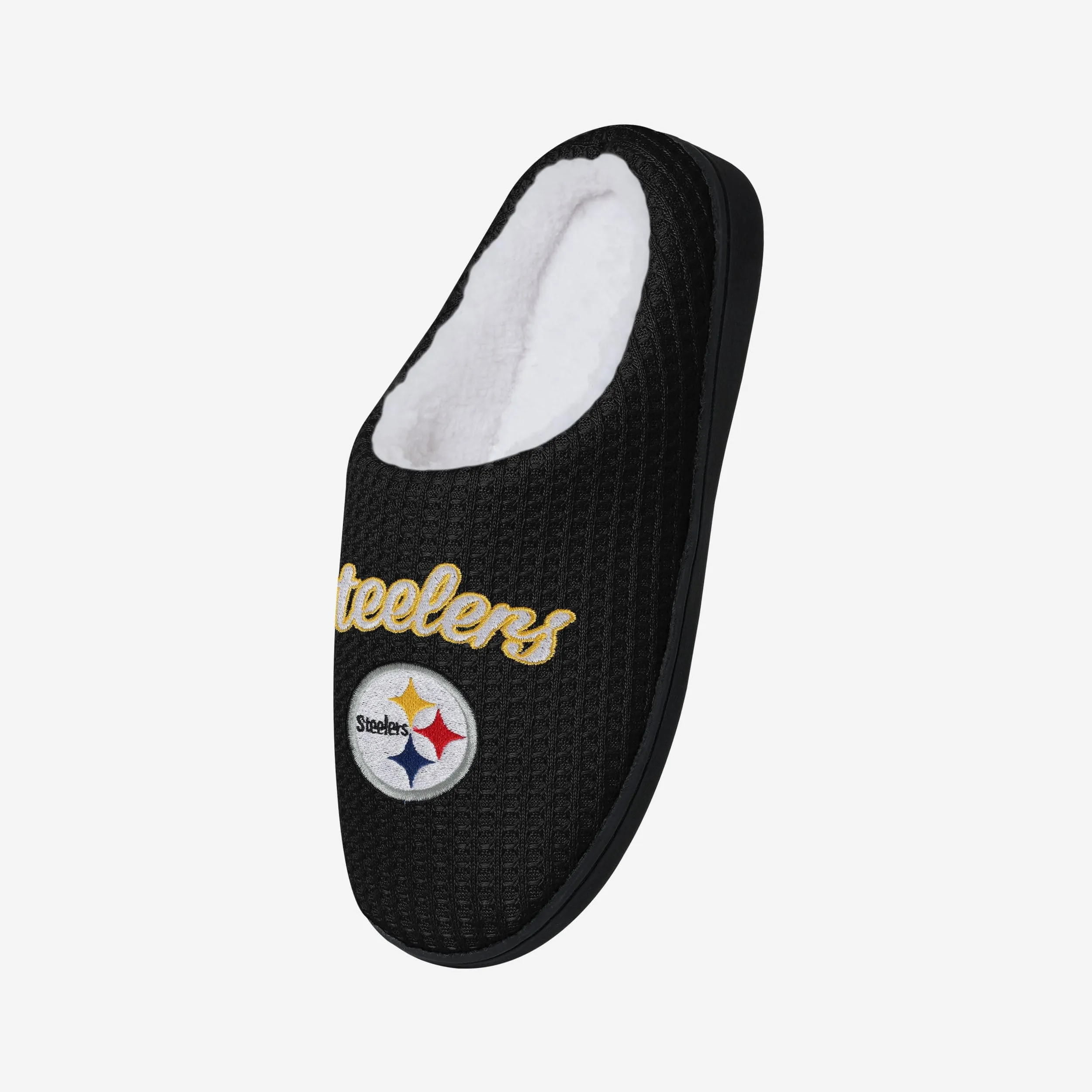 Pittsburgh Steelers Womens Sherpa Lined Memory Foam Slipper