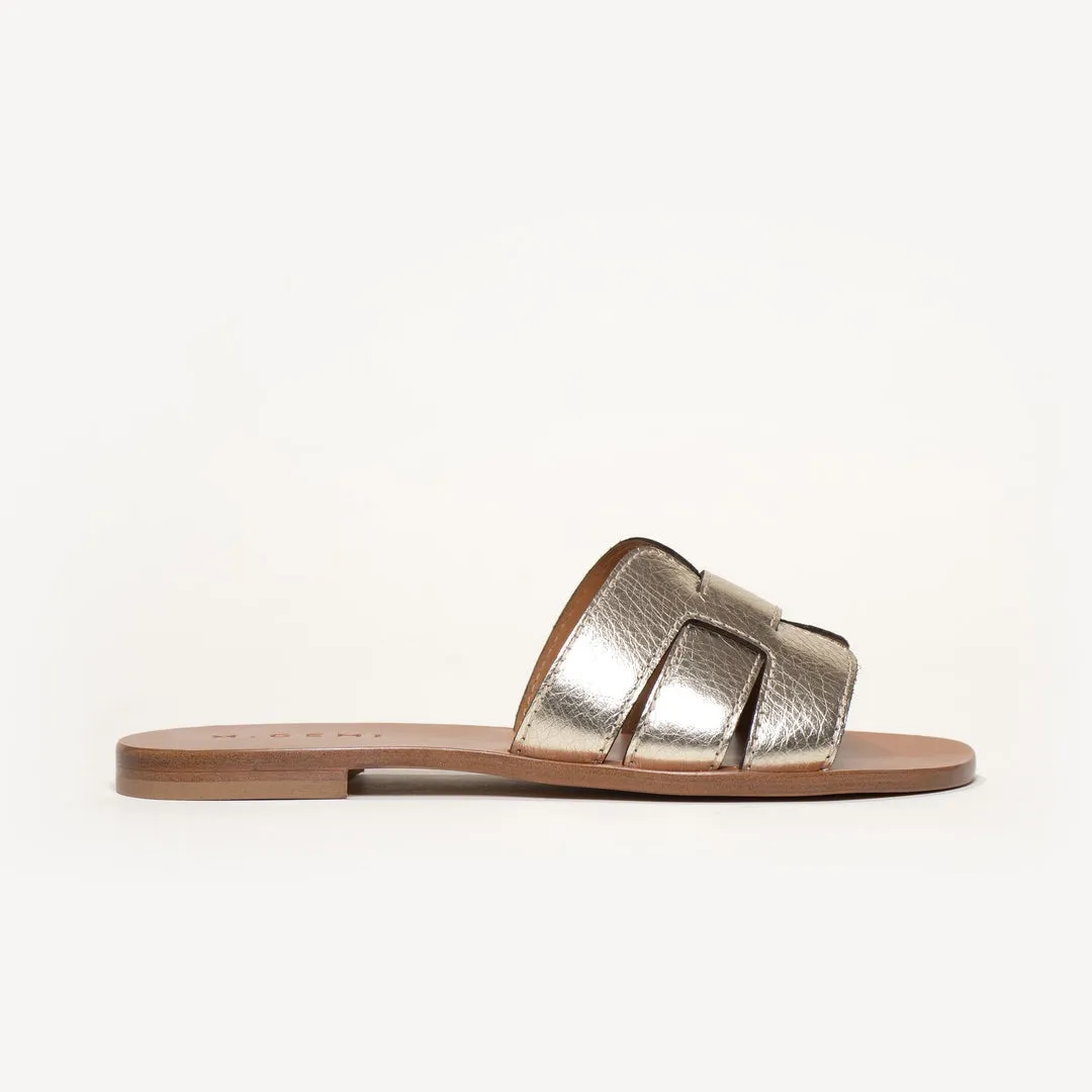 Quintessential Technique leather sandal.