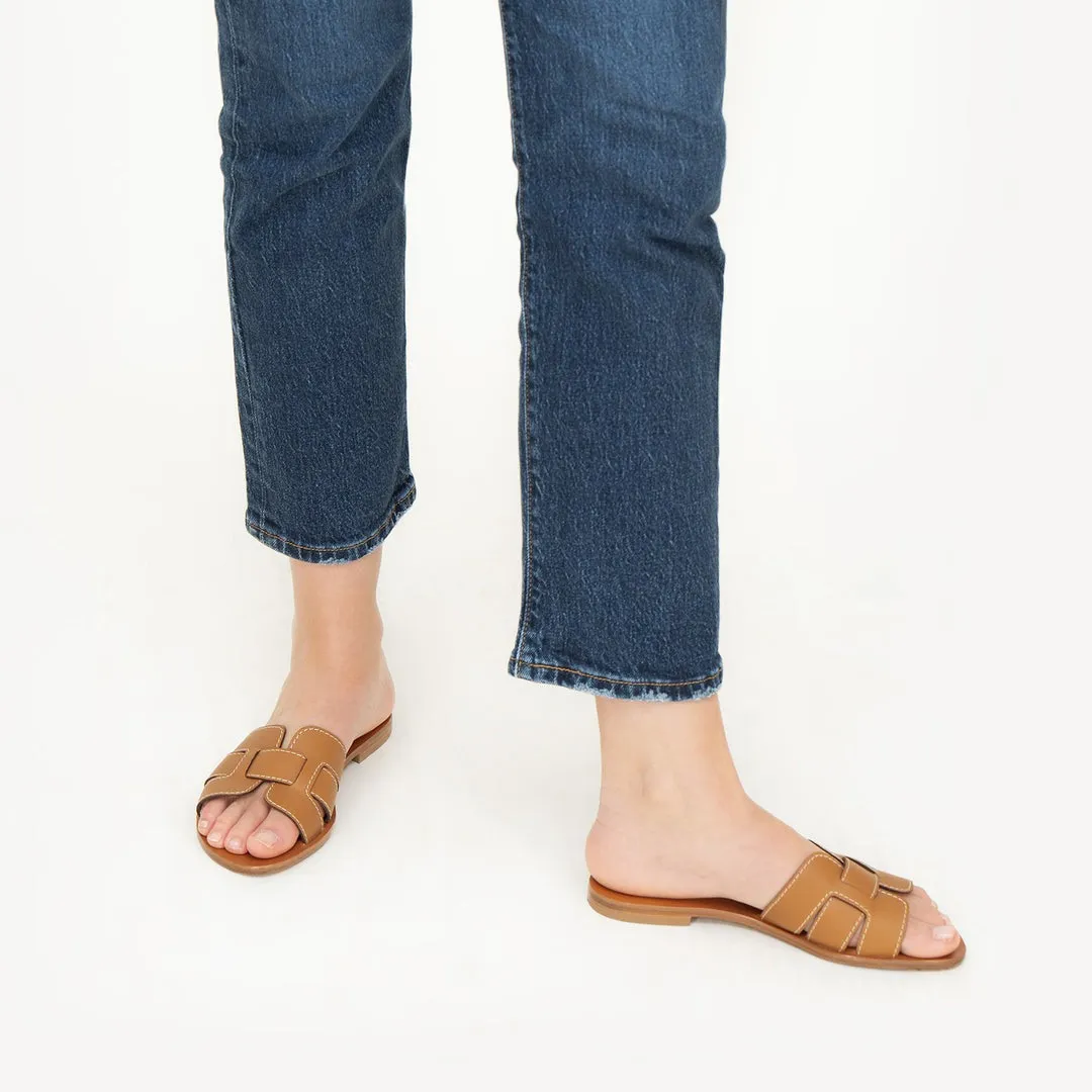 Quintessential Technique leather sandal.