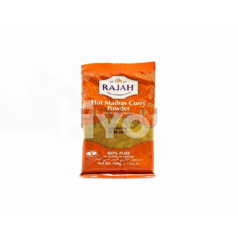 Rajah Hot Madras Curry Powder 100g ~ Rajah 马德士辣咖喱粉 100g
