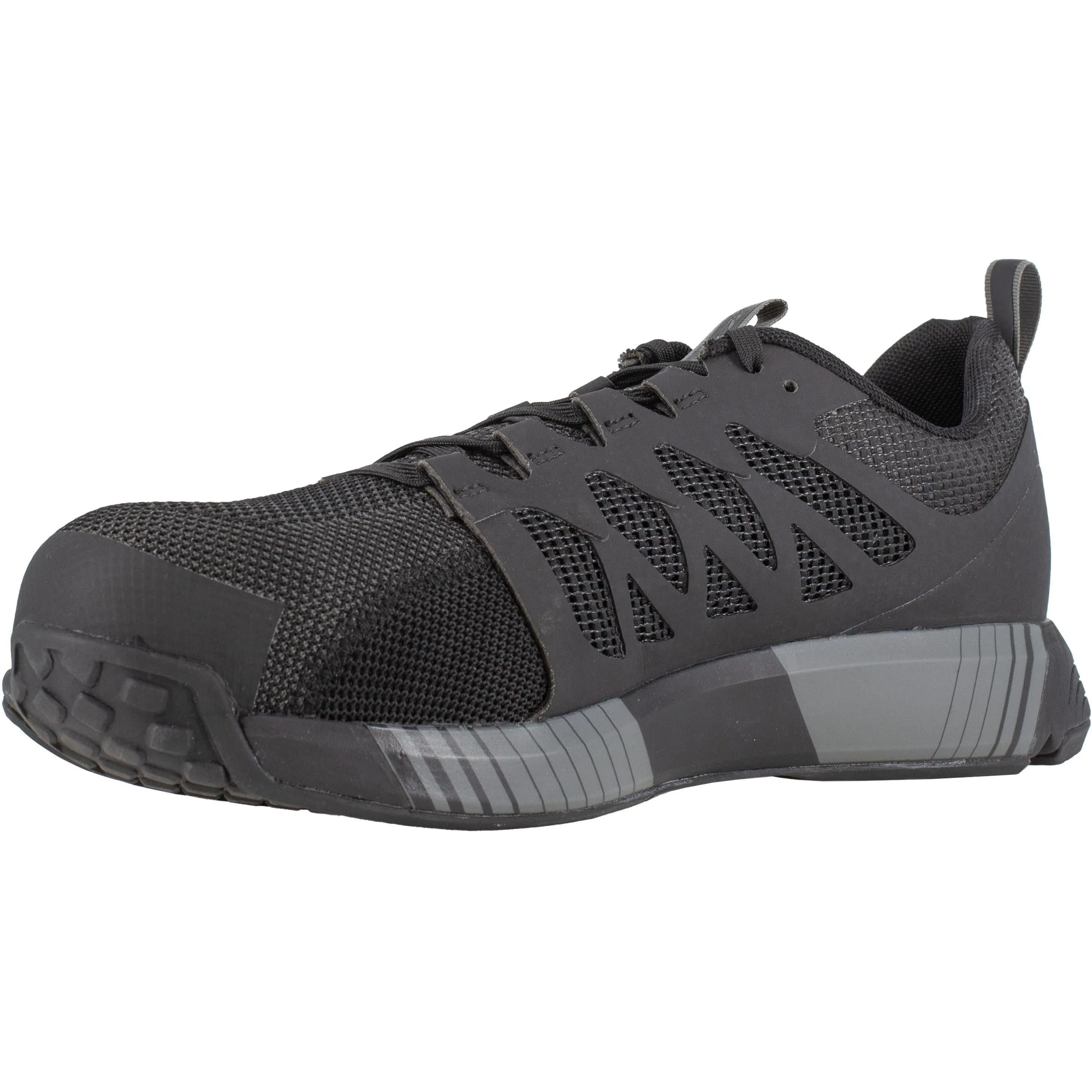 Reebok Men's Fusion Flexweave Comp Toe Athletic Work Shoe  - Black  - RB4310