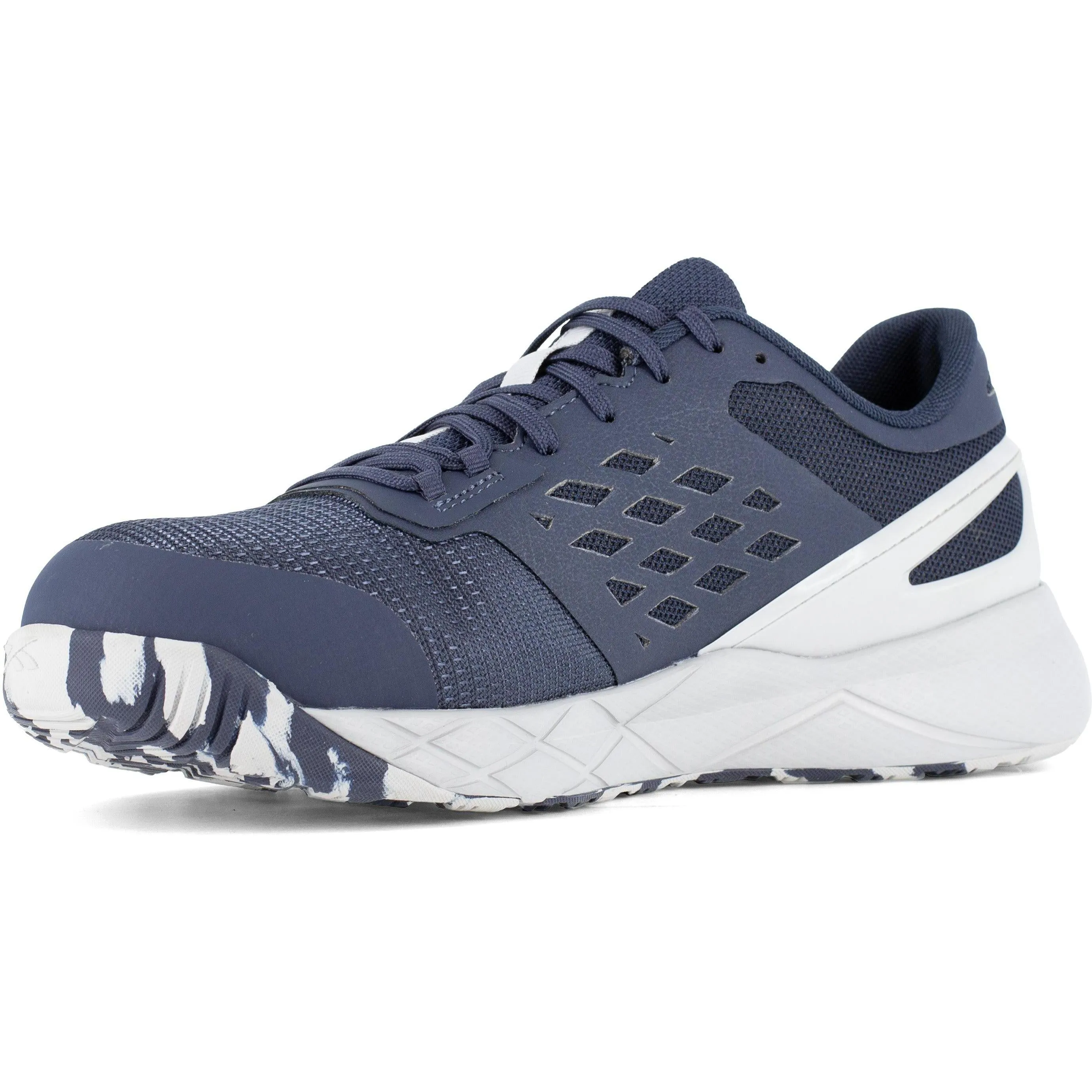 Reebok Men's Nanoflex TR Comp Toe Athletic Work Shoe- Navy- RB3318