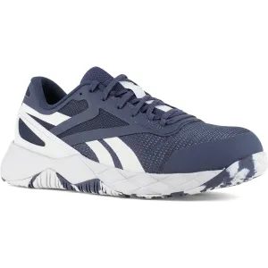 Reebok Men's Nanoflex TR Comp Toe Athletic Work Shoe- Navy- RB3318