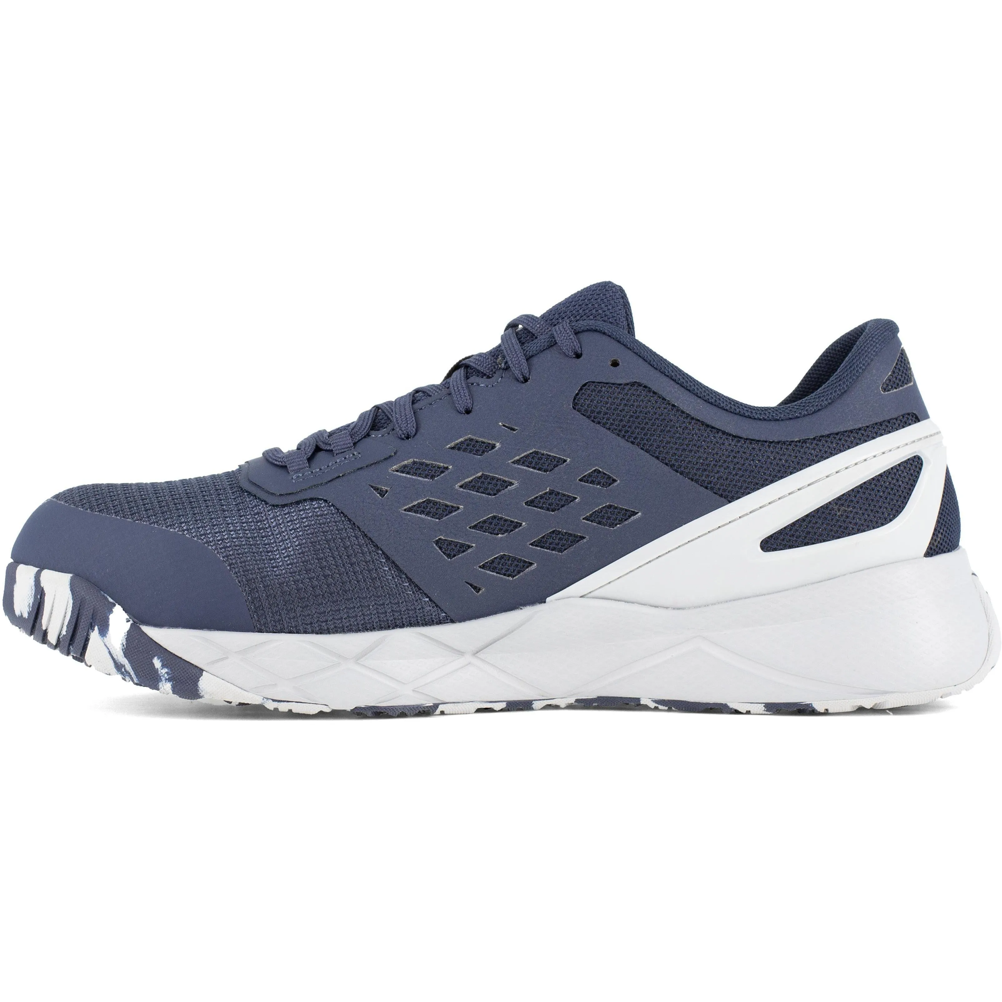 Reebok Men's Nanoflex TR Comp Toe Athletic Work Shoe- Navy- RB3318