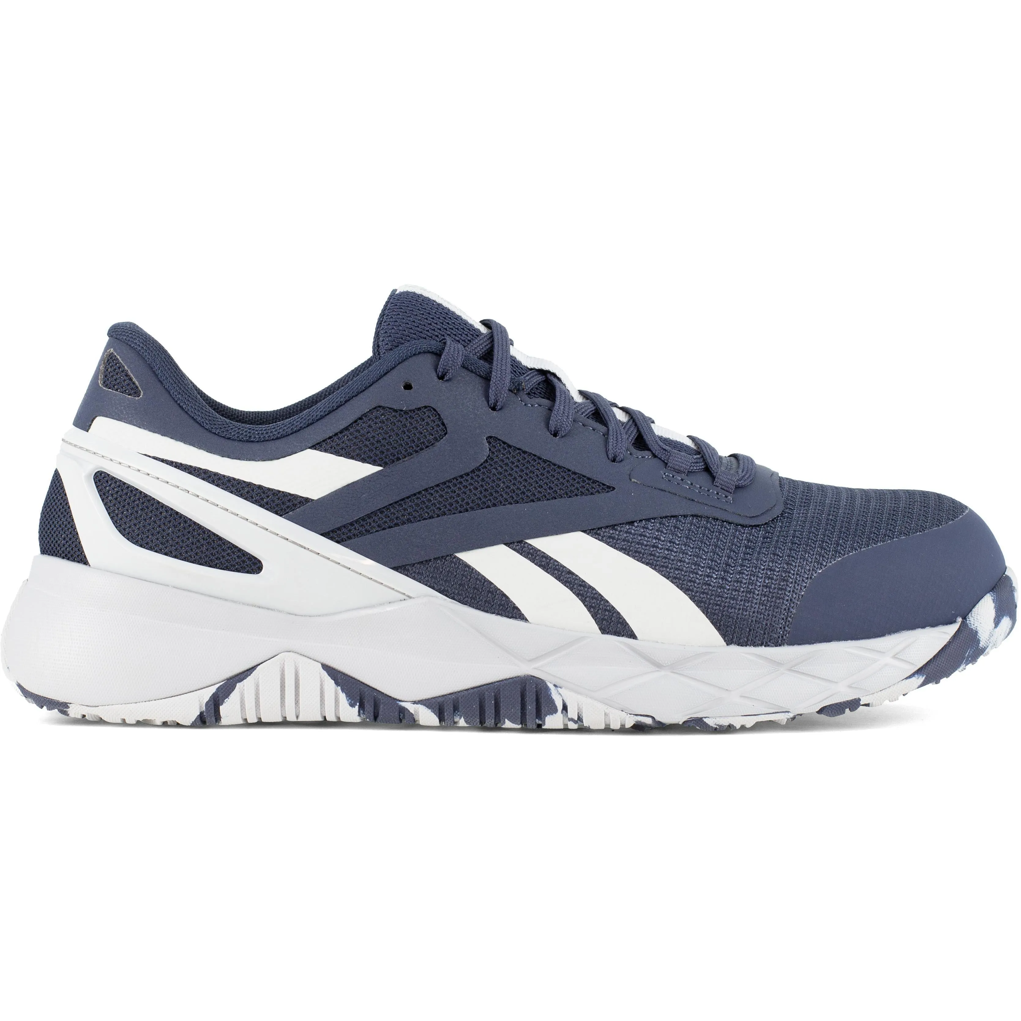 Reebok Men's Nanoflex TR Comp Toe Athletic Work Shoe- Navy- RB3318