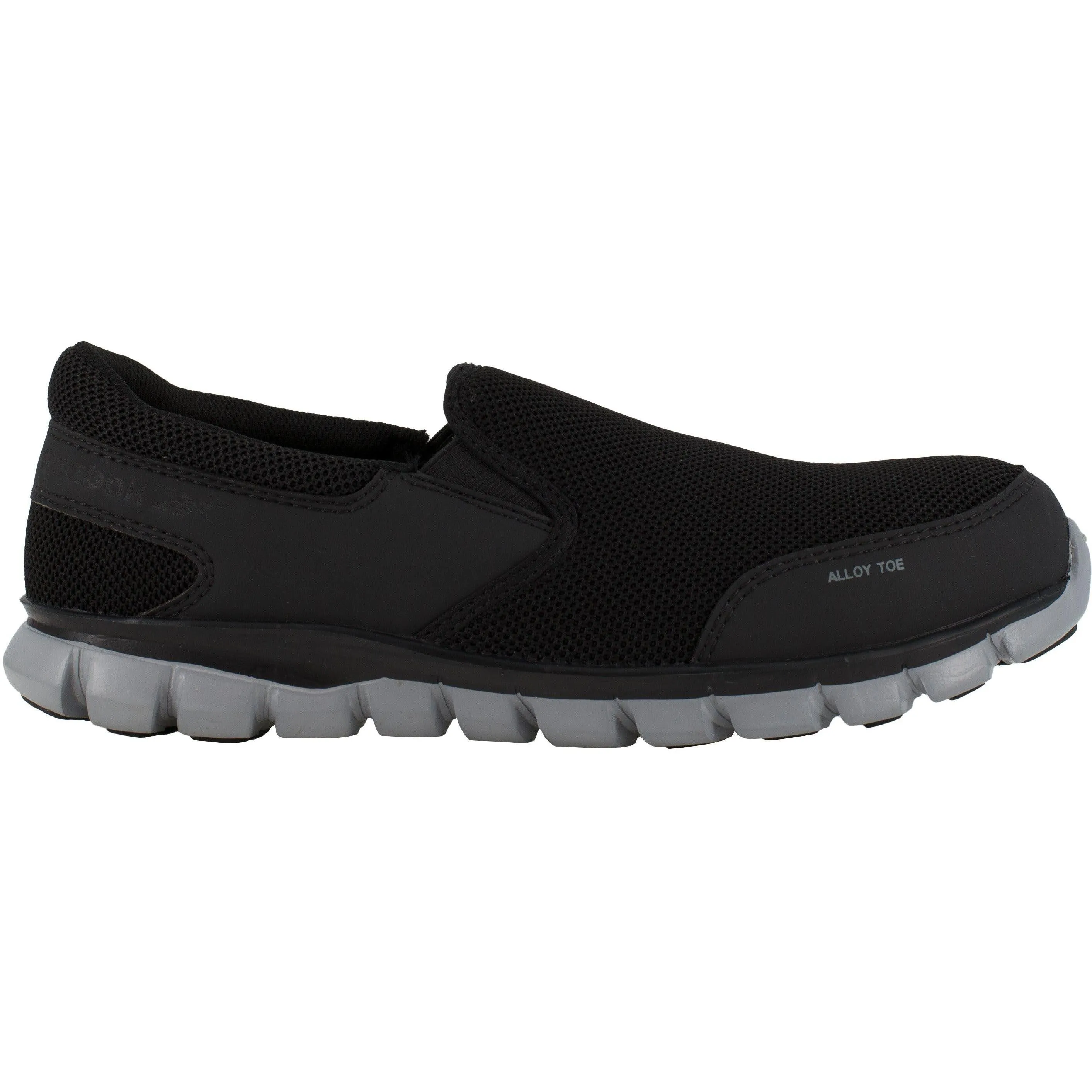 Reebok Men's Sublite Cushion Alloy Toe Athletic Work Shoe- Black- RB4037