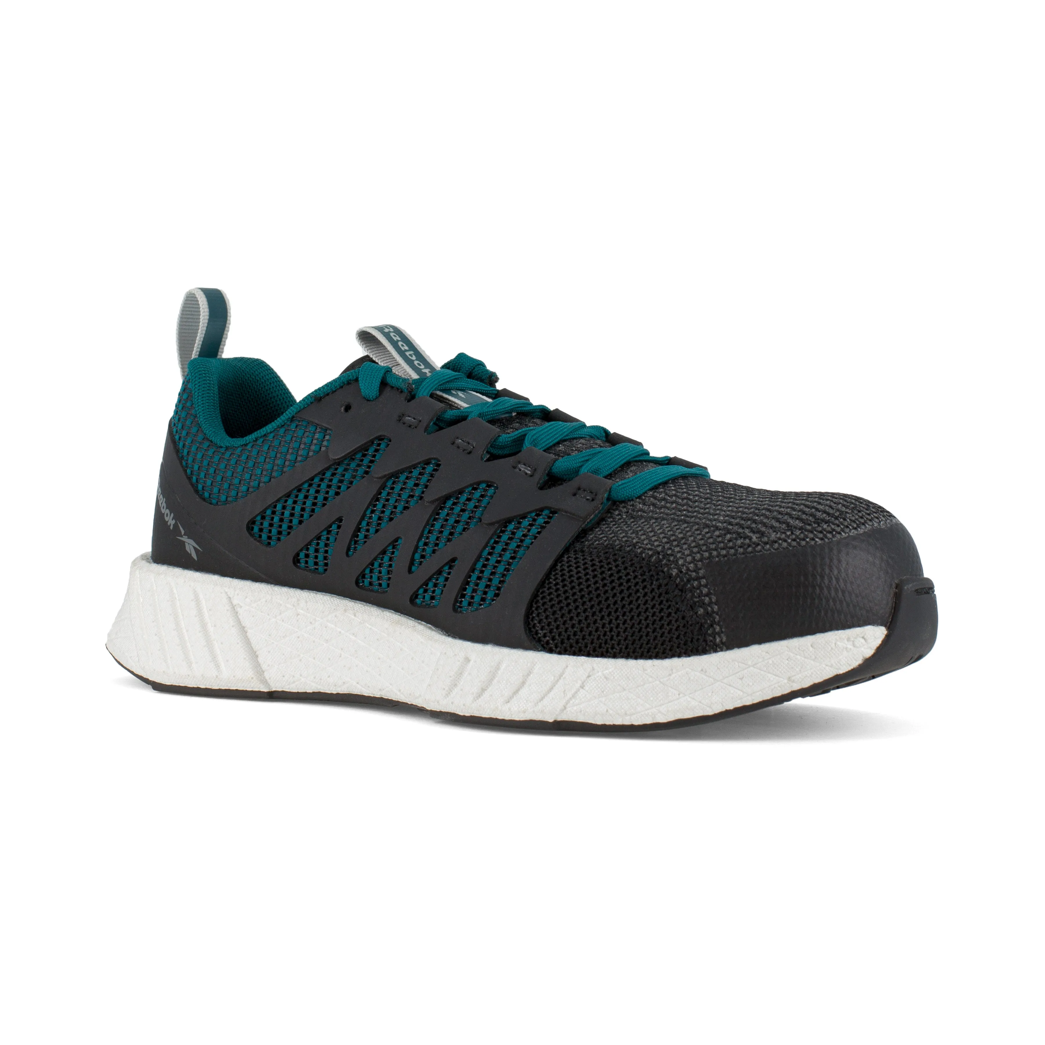 Reebok Women's Fusion Flexweave Comp Toe Athletic Work Shoe - Teal- RB314