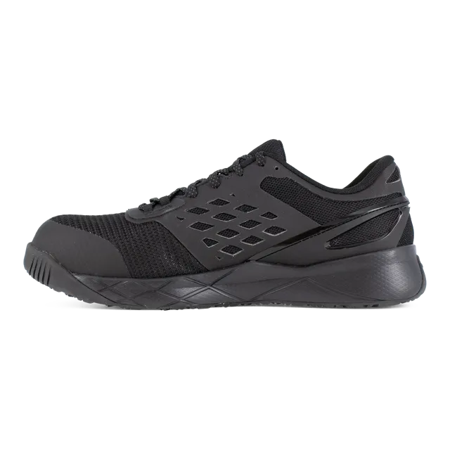 Reebok Women's Nanoflex TR Comp Toe Athletic Work Shoe - Black - RB331