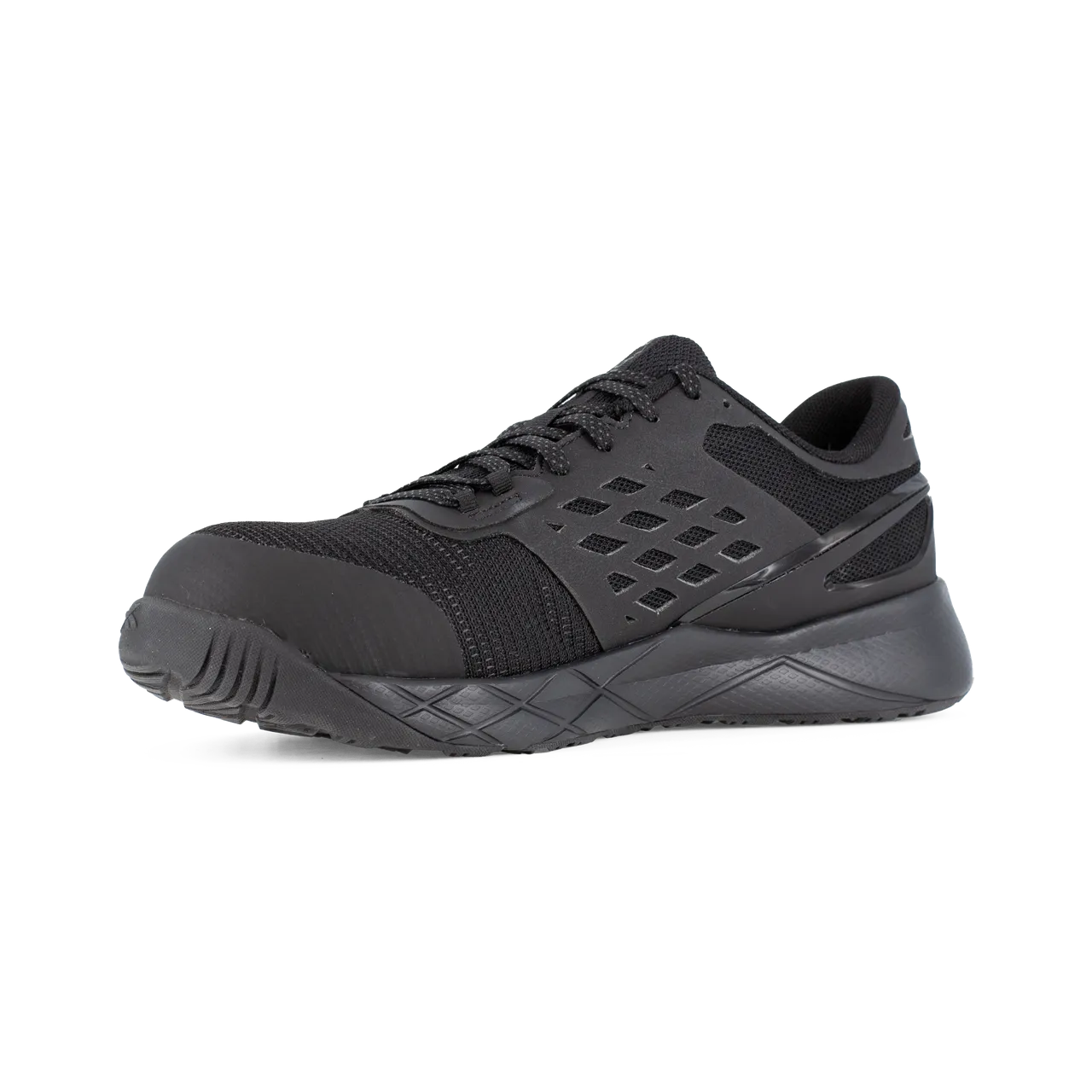Reebok Women's Nanoflex TR Comp Toe Athletic Work Shoe - Black - RB331