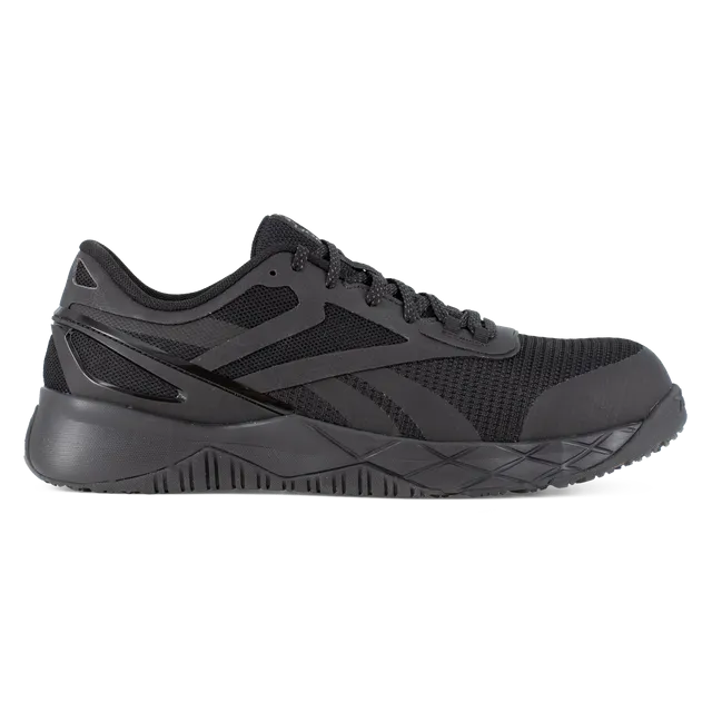 Reebok Women's Nanoflex TR Comp Toe Athletic Work Shoe - Black - RB331