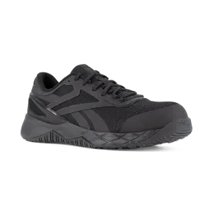 Reebok Women's Nanoflex TR Comp Toe Athletic Work Shoe - Black - RB331