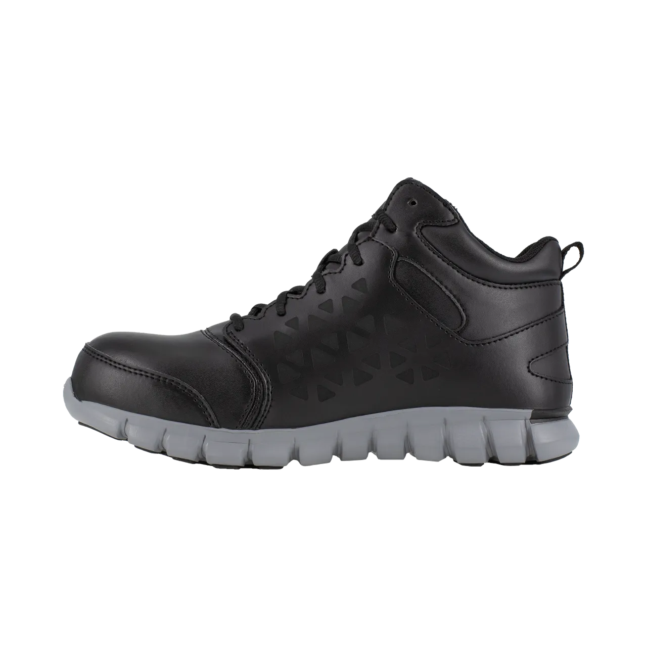 Reebok Women's Sublite Cushion Comp Toe WP Athletic Work Shoe - Black - RB414