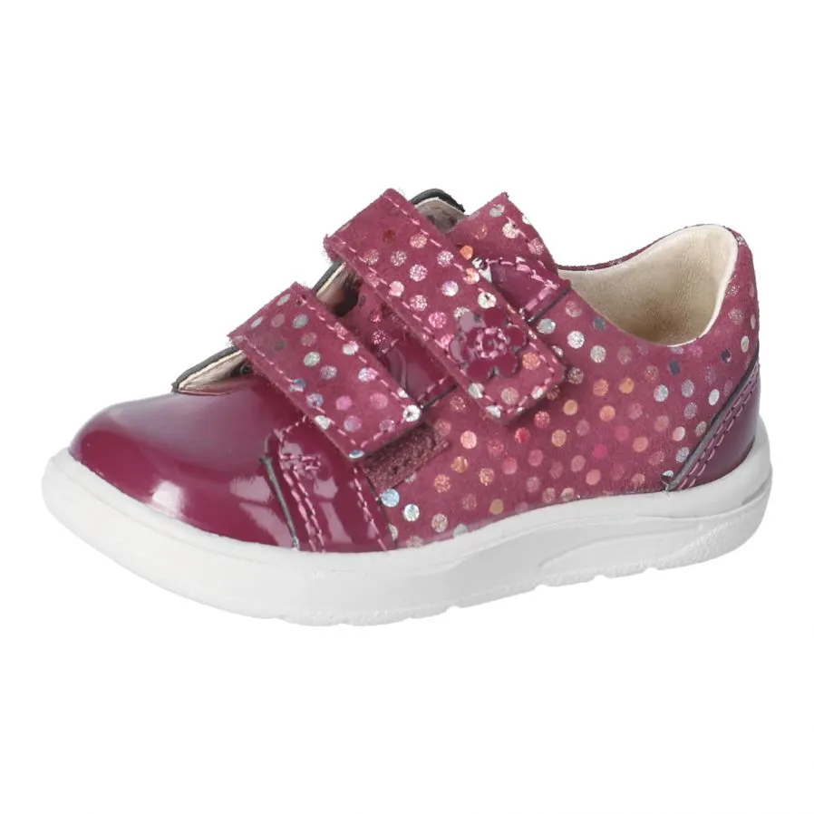 Ricosta Jasmine - Riptape Merlot Leather Trainer