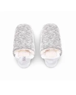 Room Slipper - Slab Tweed Slab Tweed x Sheep Boa
