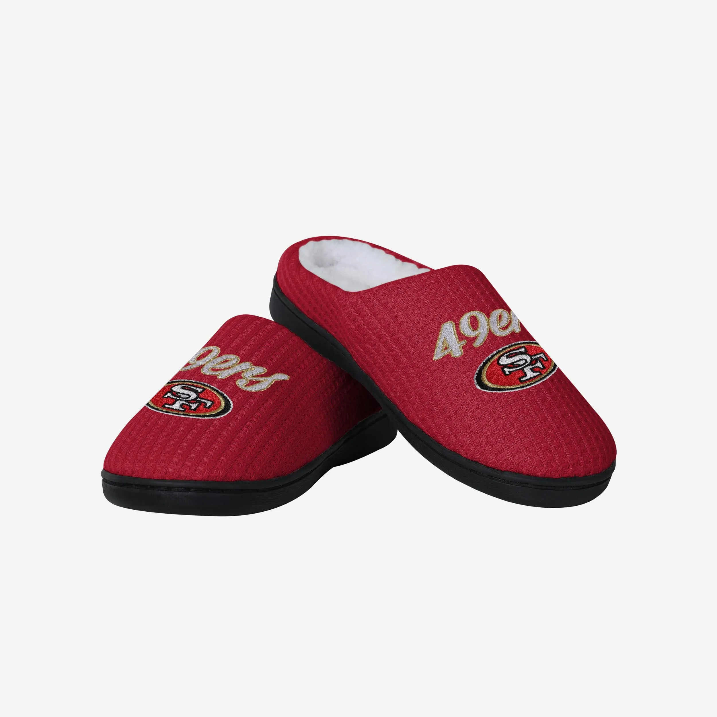 San Francisco 49ers Womens Sherpa Lined Memory Foam Slipper
