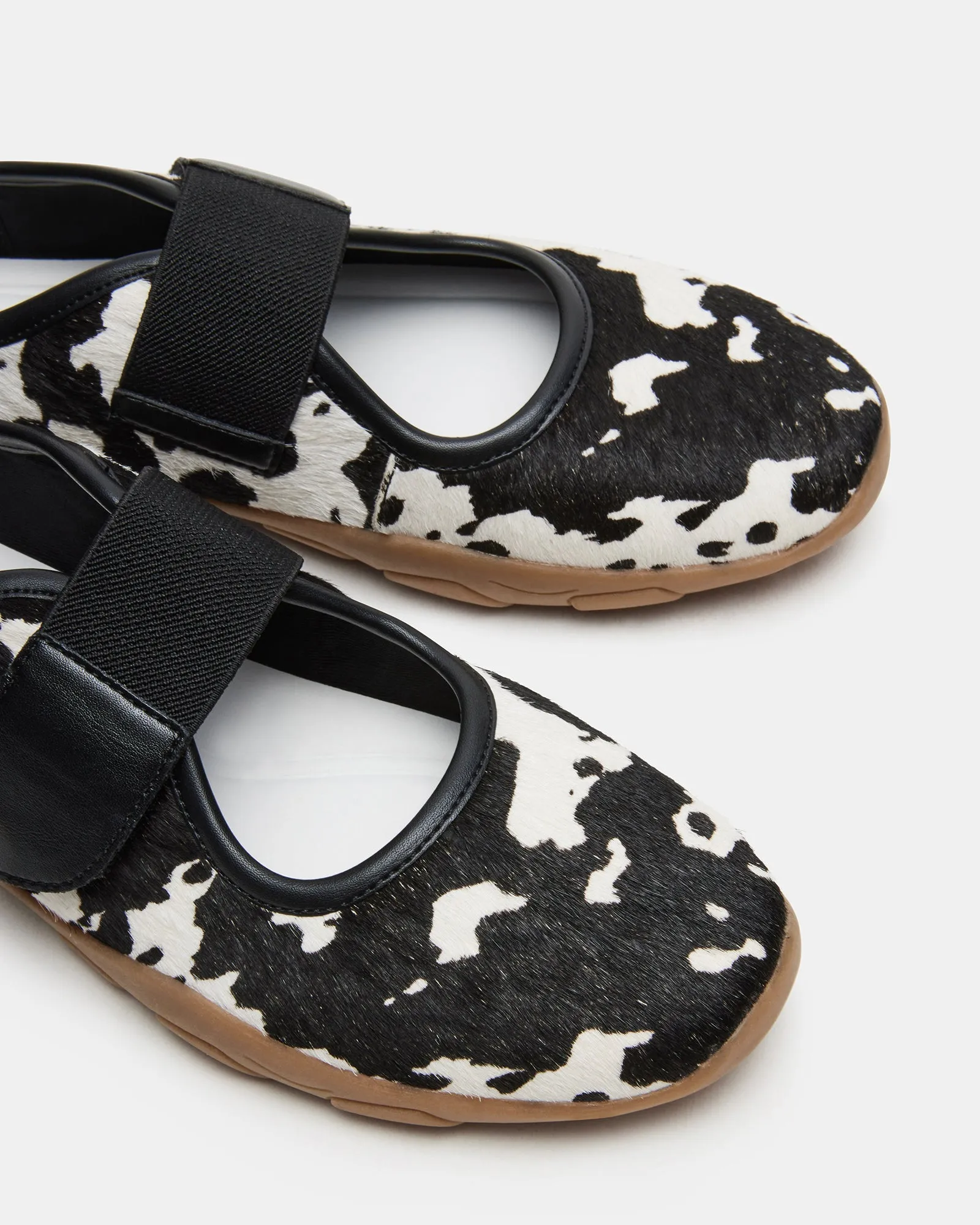 SCOOTER BLACK COW PRINT