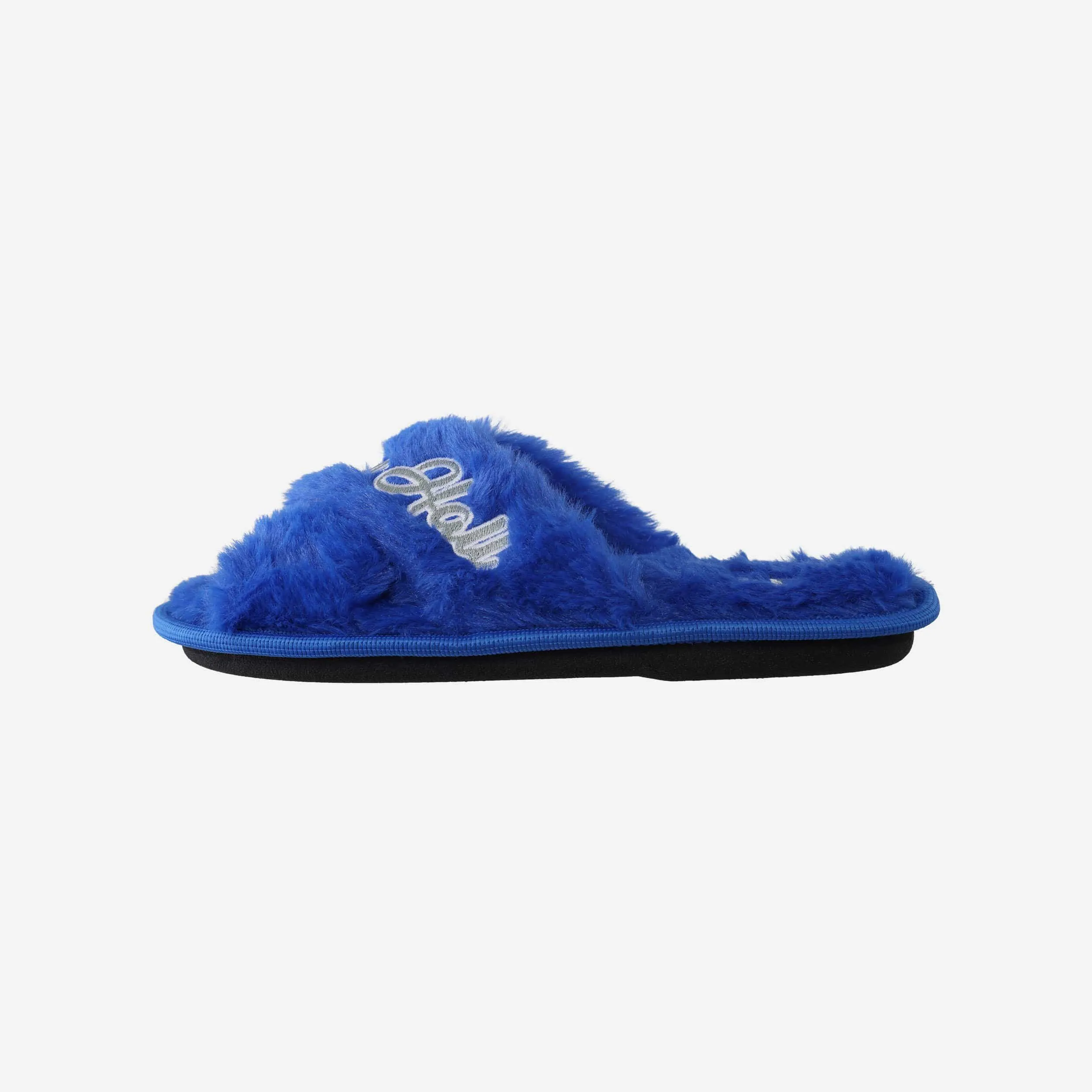 Seton Hall Pirates Womens Script Wordmark Fur Cross Slide