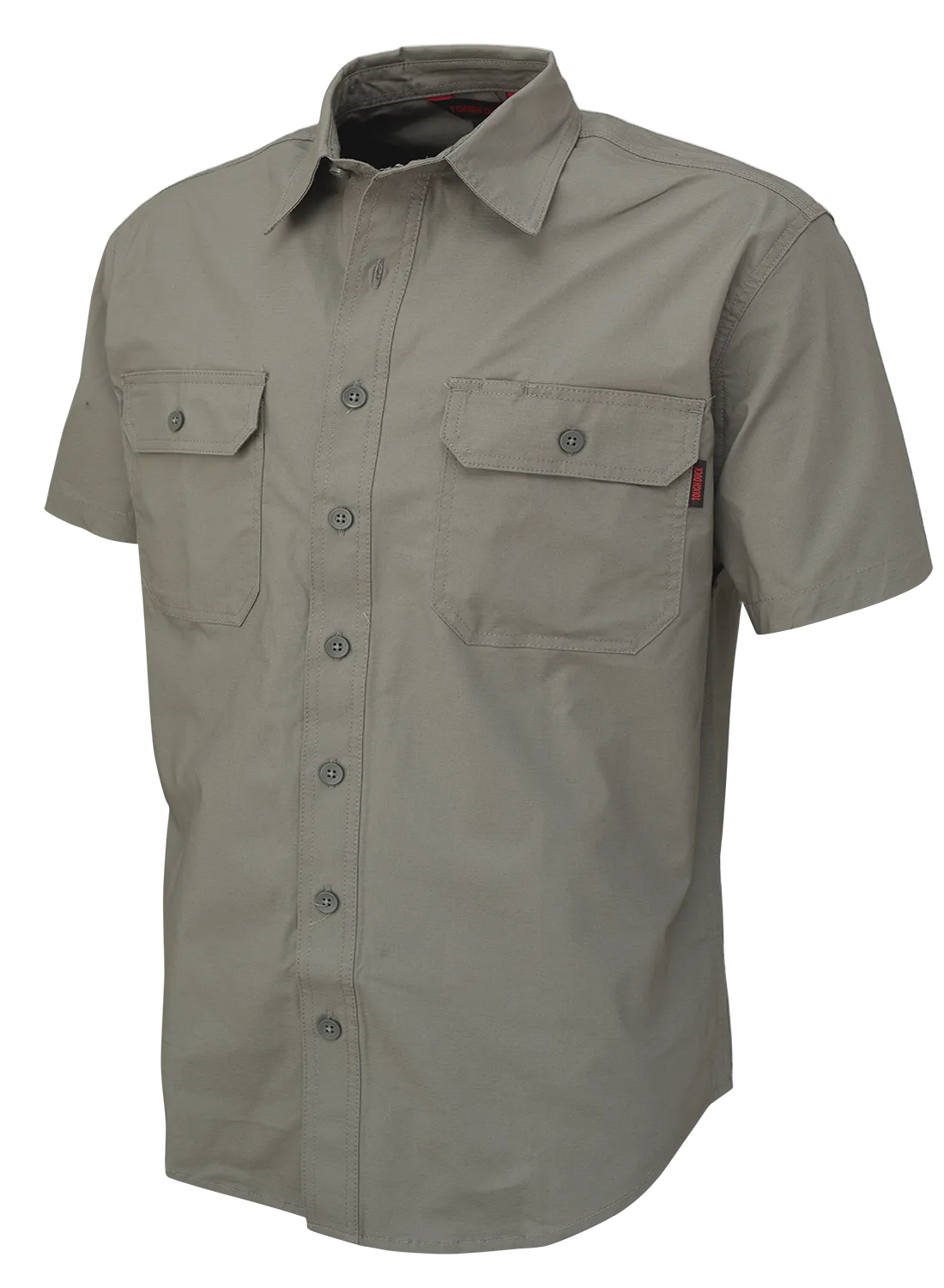 Short Sleeve Stretch Ripstop Shirt by Tough Duck - Style WS20