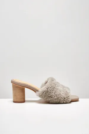 SILAS SHEARLING MULE