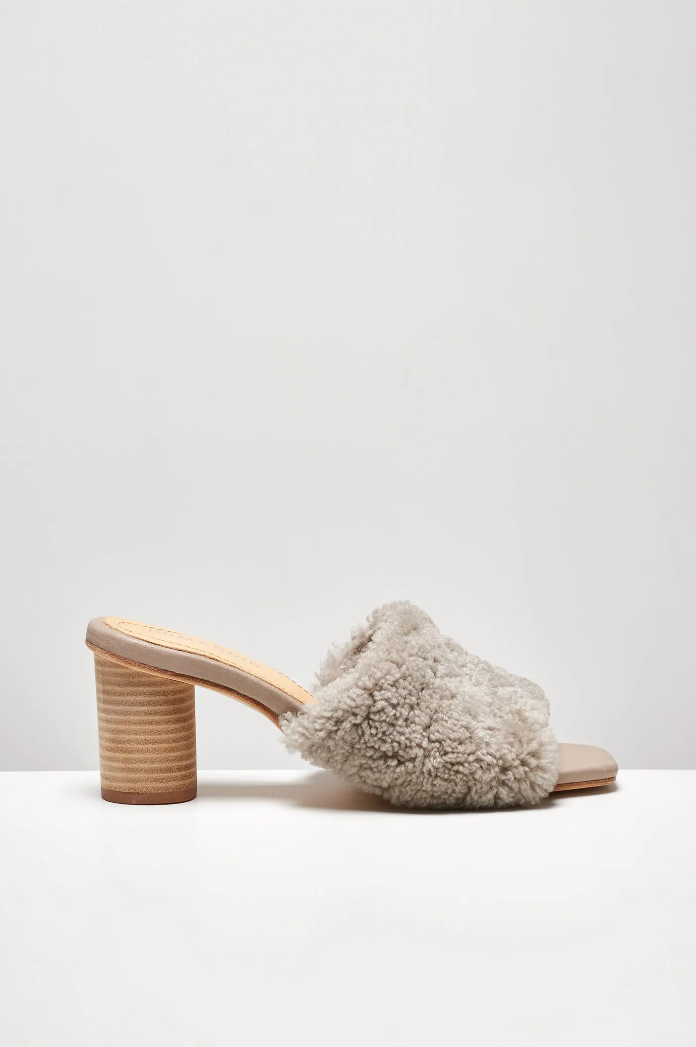 SILAS SHEARLING MULE