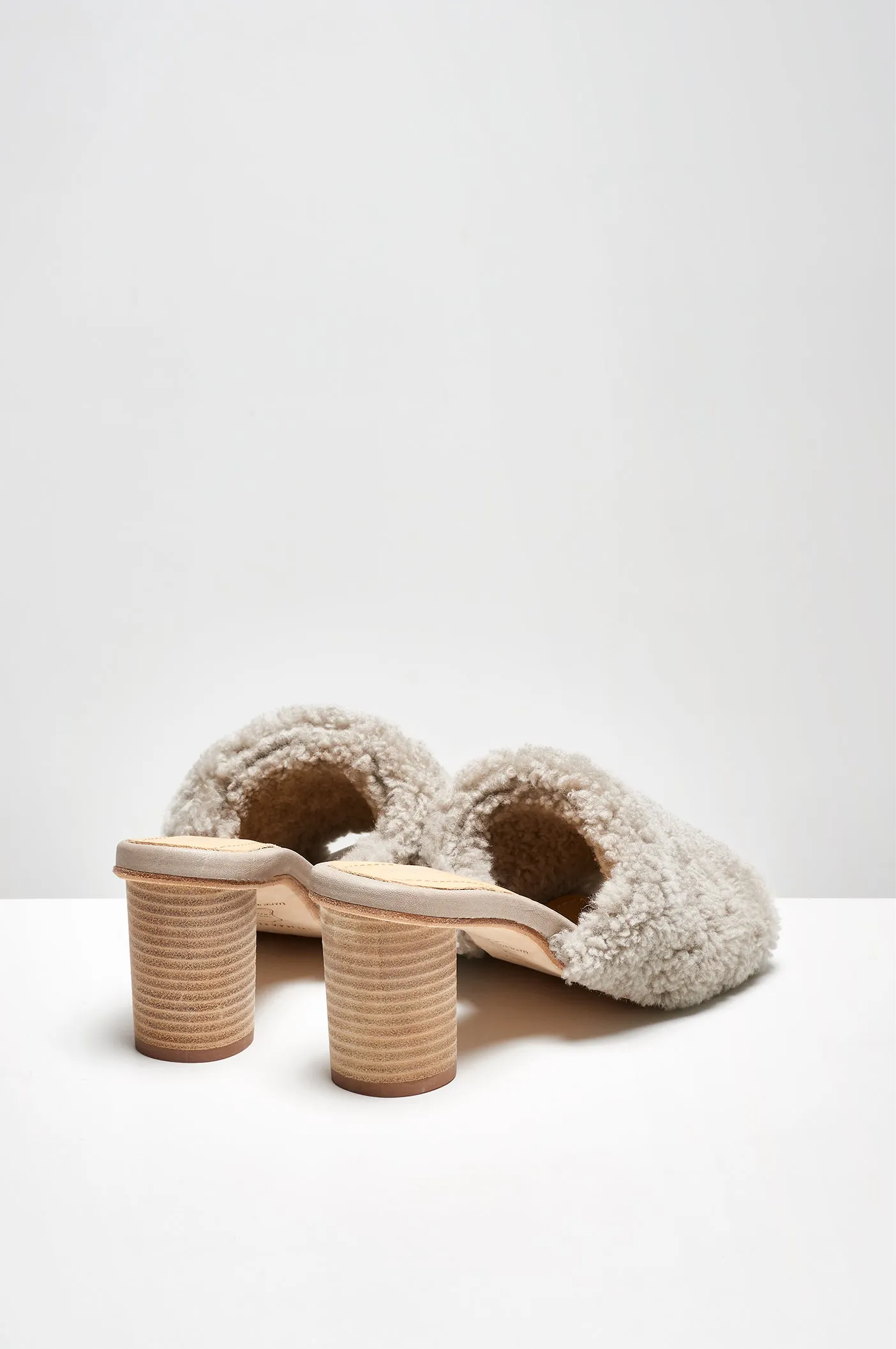 SILAS SHEARLING MULE