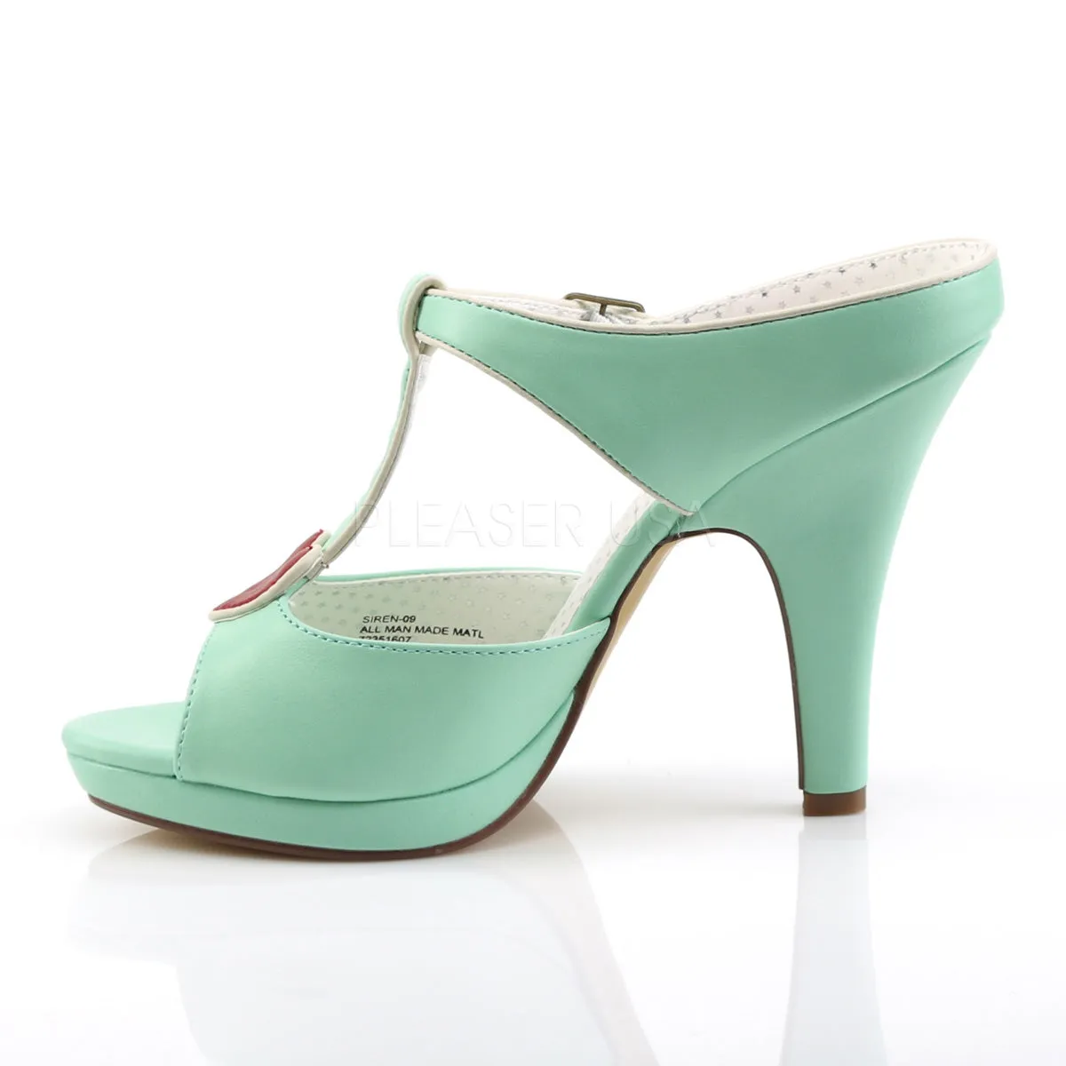 SIREN-09  Mint Faux Leather