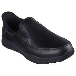 SKECHERS SLIP-INS WORK: NAMPA - BROXTIN MEN'S MEDIUM AND WIDE
