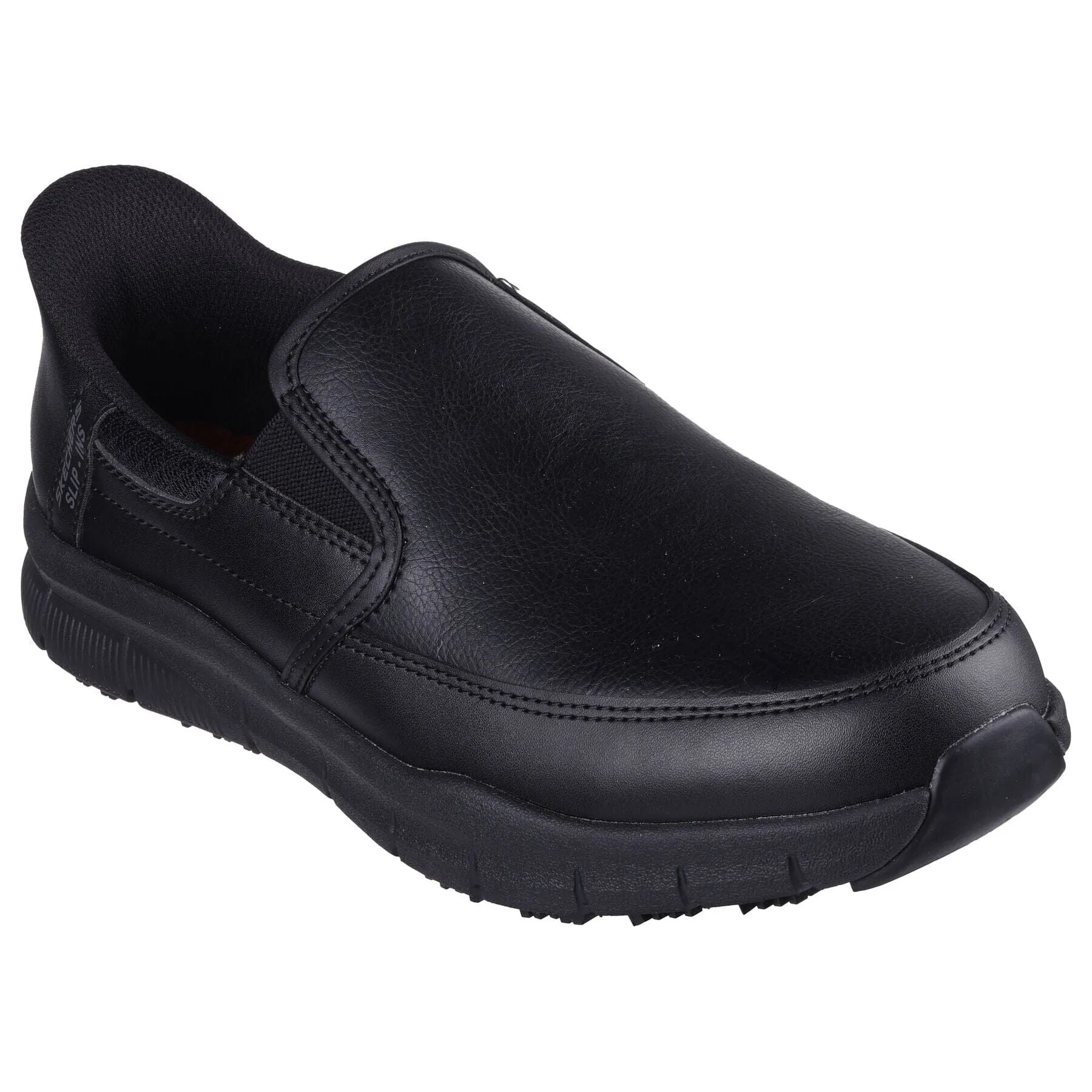 SKECHERS SLIP-INS WORK: NAMPA - BROXTIN MEN'S MEDIUM AND WIDE