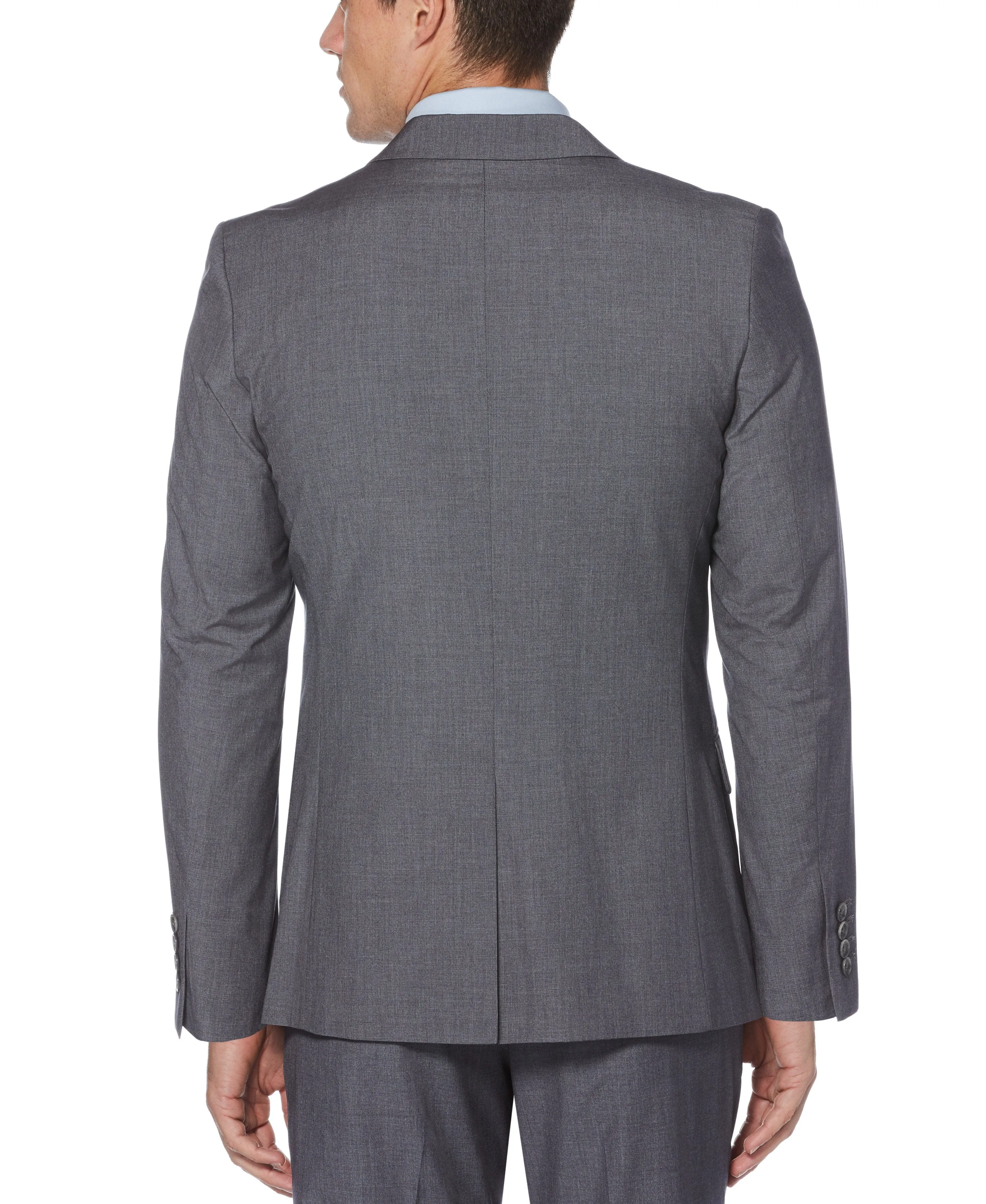 Slim Fit Plaid Jacket