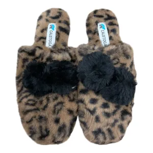 Slippers By Clothes Mentor In Animal Print, Size: 7