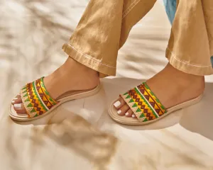 Soyut | Embroidered Slippers Mix Afro