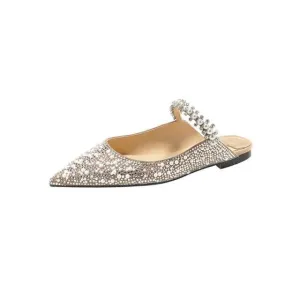 summer bag drag wear pearl flat shoes