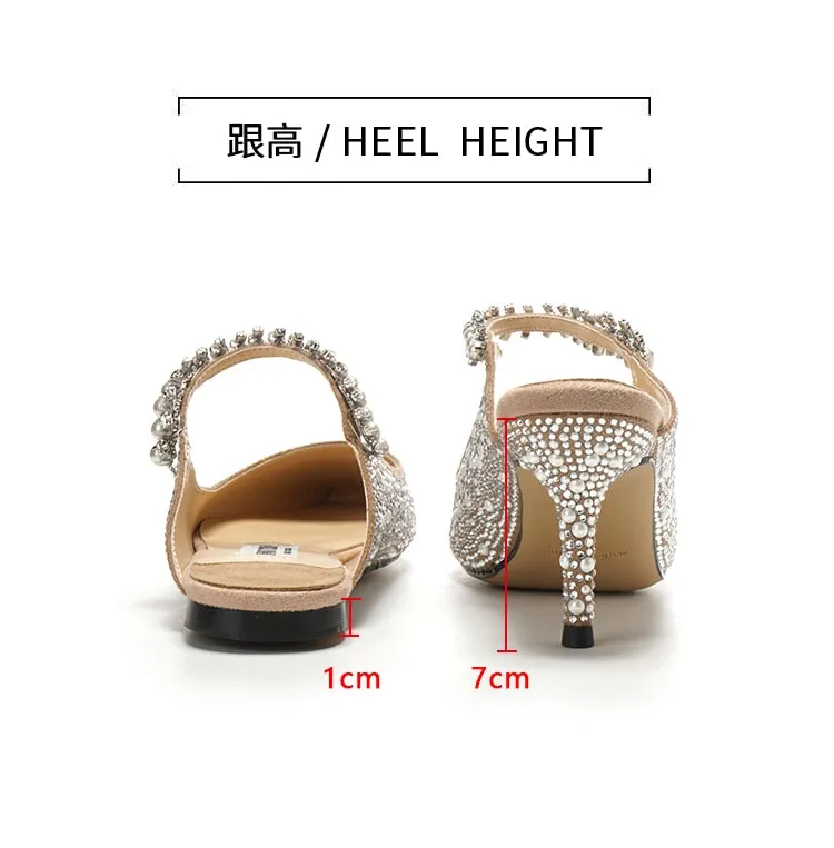 summer bag drag wear pearl flat shoes