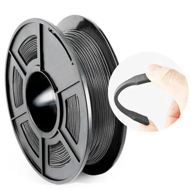SUNLU TPU Flexible 3D Printer Filament: Make Bendy Models And Prints, 1.75mm 0.5kg/1.1lb Spool