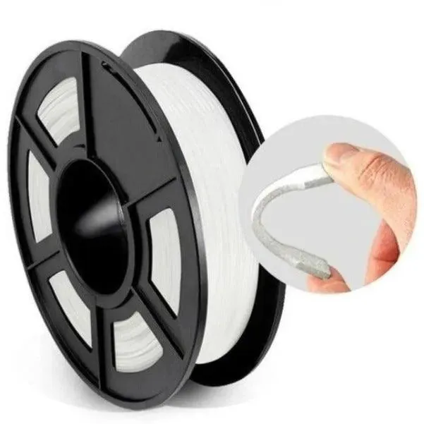 SUNLU TPU Flexible 3D Printer Filament: Make Bendy Models And Prints, 1.75mm 0.5kg/1.1lb Spool