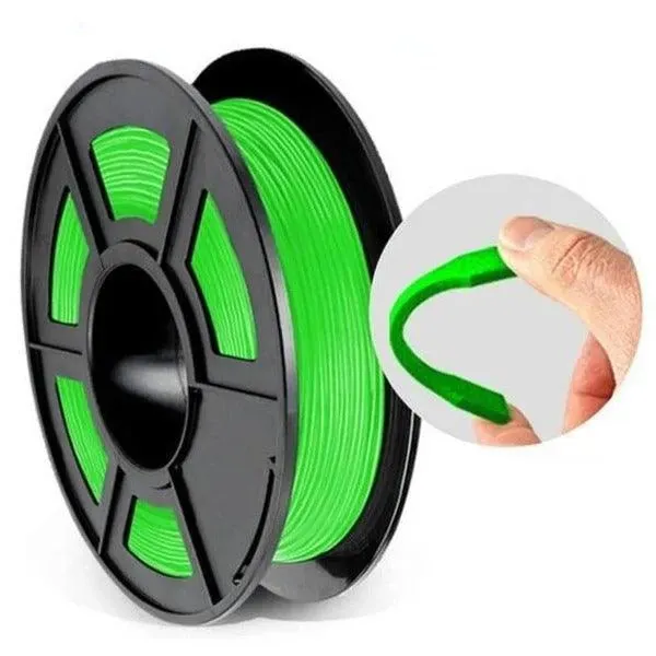 SUNLU TPU Flexible 3D Printer Filament: Make Bendy Models And Prints, 1.75mm 0.5kg/1.1lb Spool