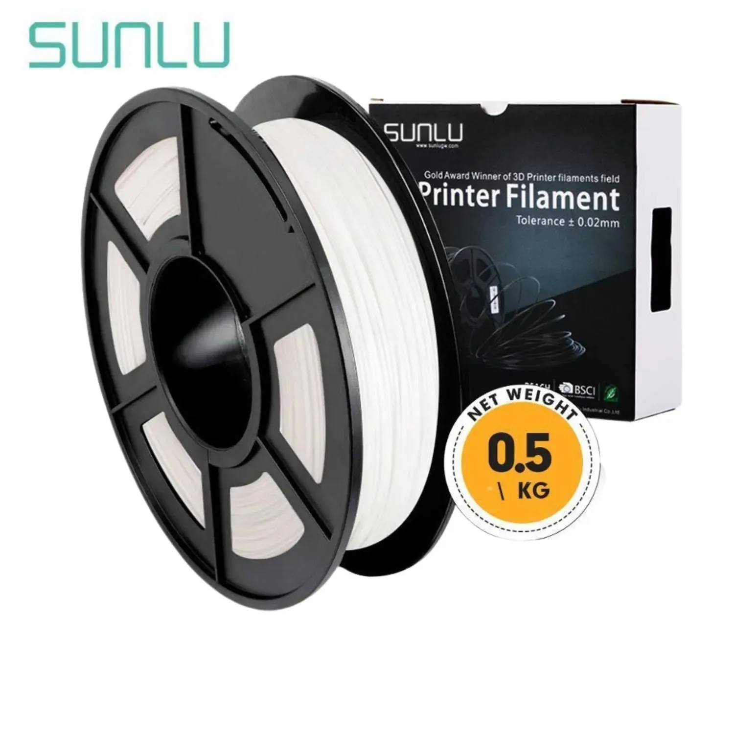 SUNLU TPU Flexible 3D Printer Filament: Make Bendy Models And Prints, 1.75mm 0.5kg/1.1lb Spool