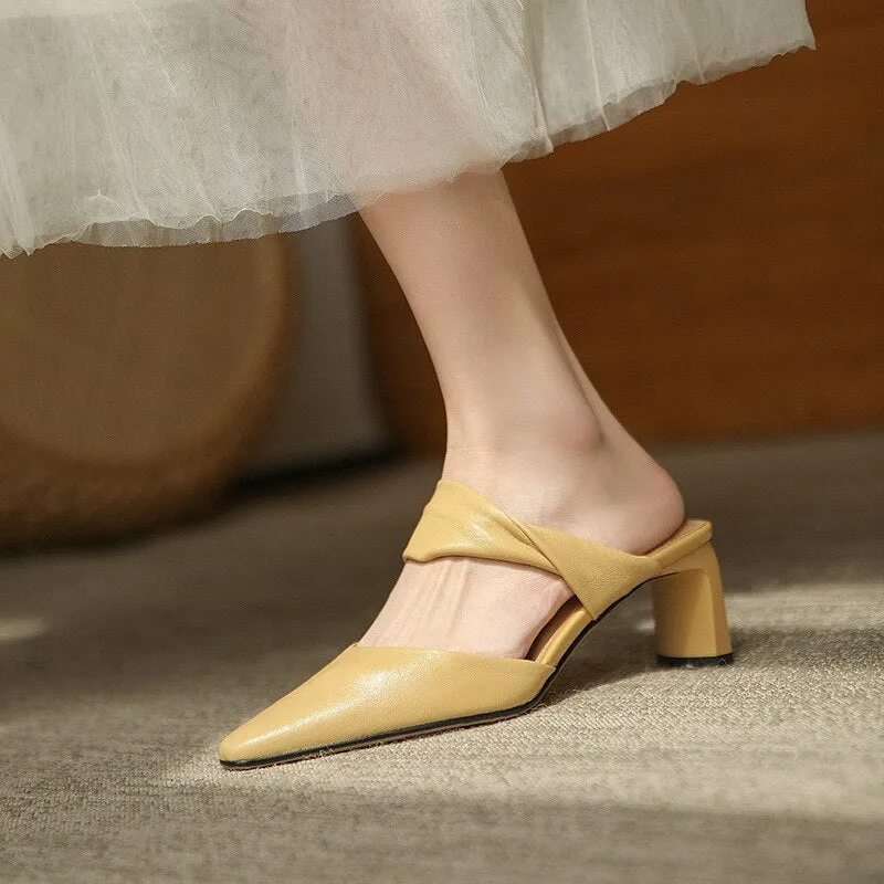 super fairy candy color high heel sandals