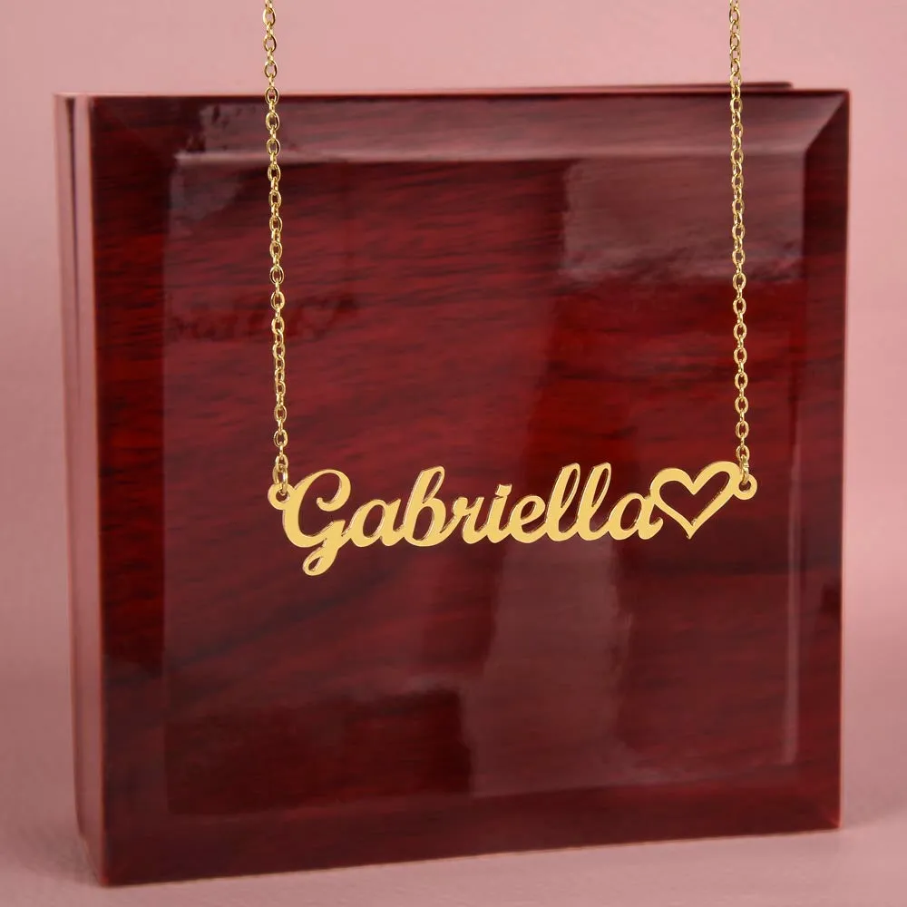 Thank You Mom Necklace, Custom Name Necklace for Mom, Mom Gift from Daughter, Mom Birthday Gift from Son