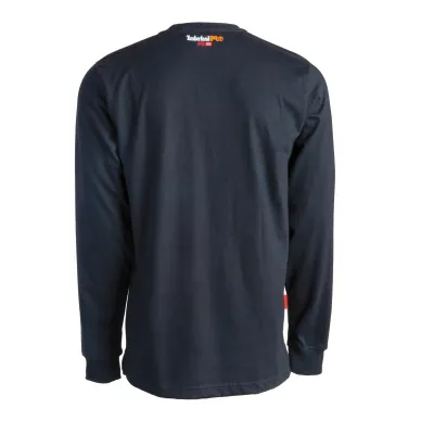 Timberland Pro Men's Flame Resistant Long Sleeve Work Henley - Black - TB0A23P4001
