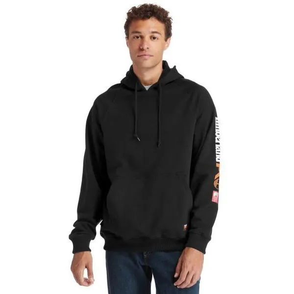 Timberland Pro Men's FR HH Pullover Work Hoodie - Black - TB0A1VAJ001